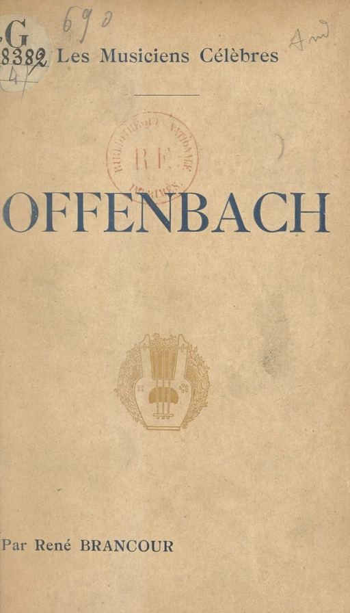 Offenbach - René Brancour - FeniXX réédition numérique