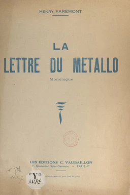 La lettre du métallo