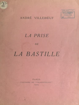 La prise de la Bastille