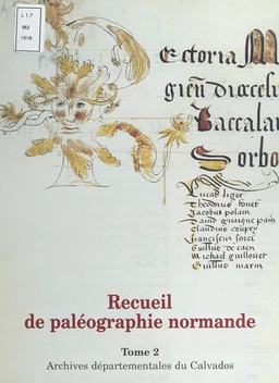 Recueil de paléographie normande (2)