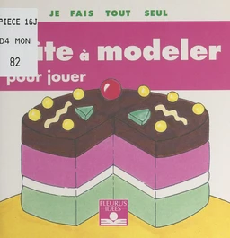 Je fais tout seul de la pâte à modeler pour jouer