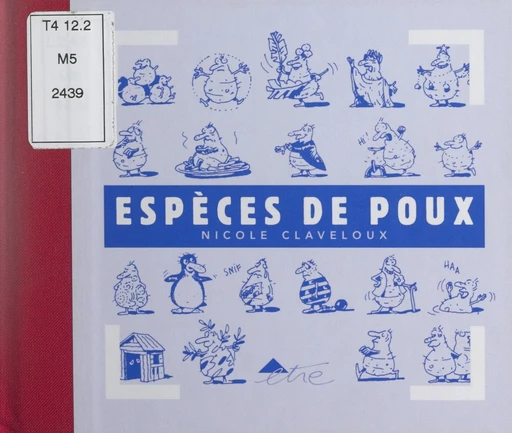 Espèces de poux - Nicole Claveloux - FeniXX réédition numérique