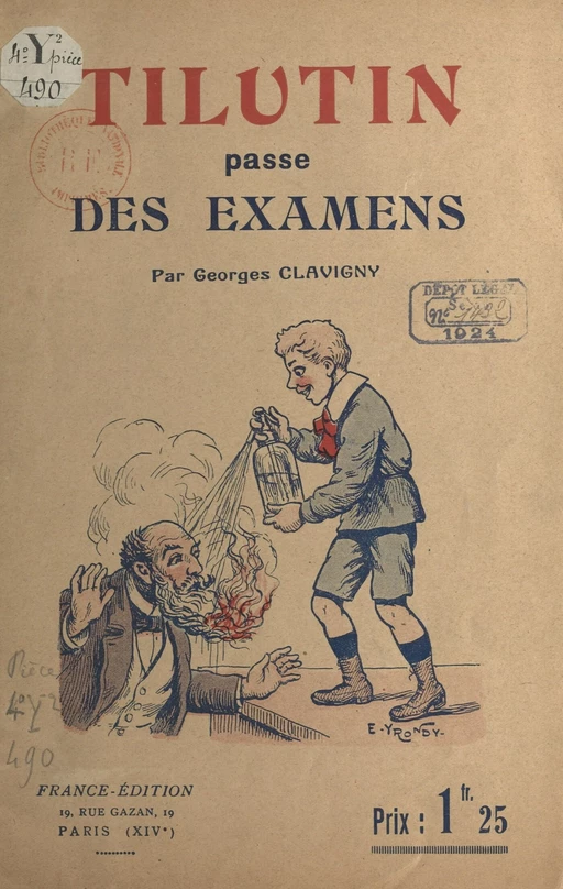 Tilutin passe des examens - Georges Clavigny - FeniXX réédition numérique