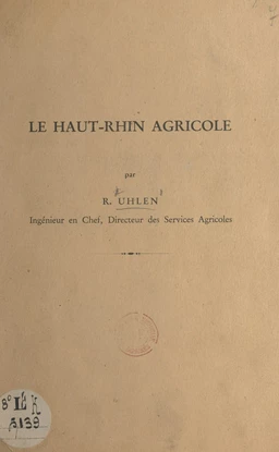 Le Haut-Rhin agricole