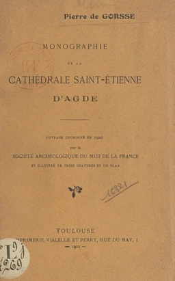 Monographie de la cathédrale Saint-Étienne d'Agde