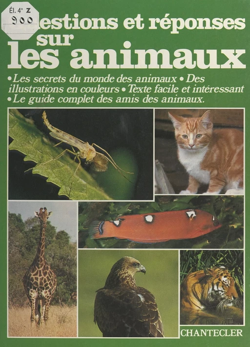 Questions et réponses sur les animaux - Jean de Gueldre - FeniXX réédition numérique