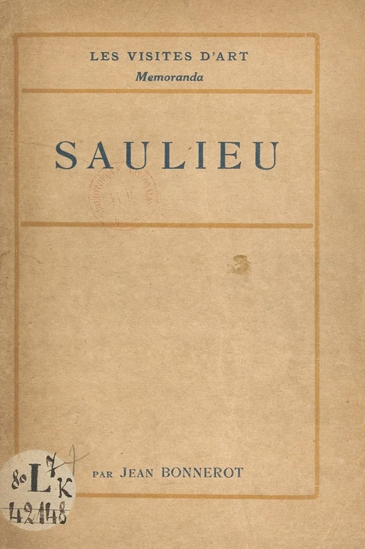 Saulieu et Thil-en-Auxois - Jean Bonnerot - FeniXX réédition numérique