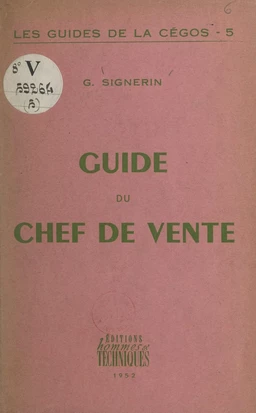 Guide du chef de vente