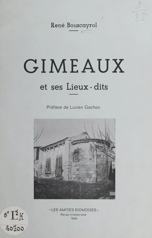 Gimeaux et ses lieux-dits - René Bouscayrol - FeniXX réédition numérique