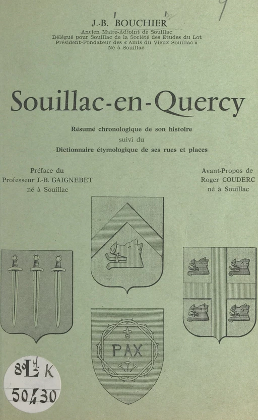 Souillac-en-Quercy - Jean-Baptiste Bouchier - FeniXX réédition numérique