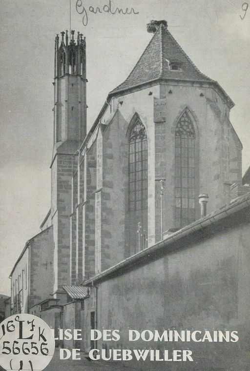 L'église des Dominicains de Guebwiller - Antoine Gardner - FeniXX réédition numérique