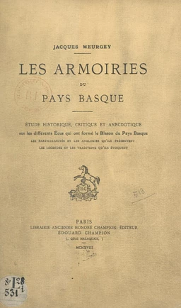 Les armoiries du Pays basque