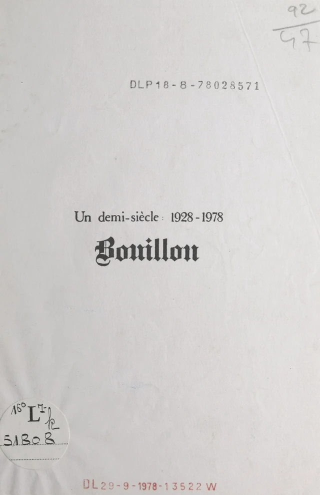 Bouillon - Camille Fabre - FeniXX réédition numérique