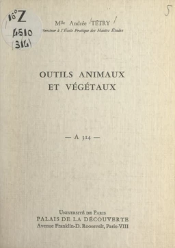 Outils animaux et végétaux