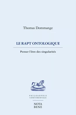 Le rapt ontologique