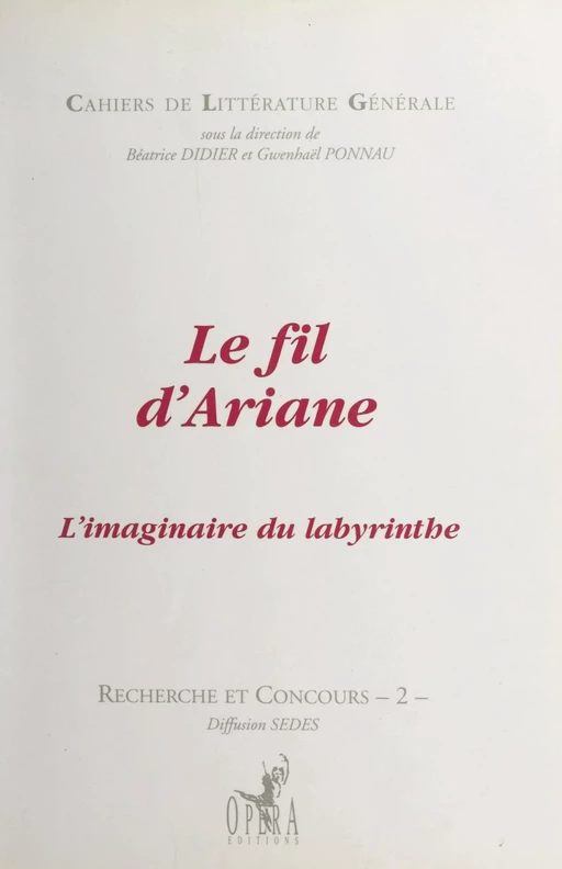 Le fil d'Ariane -  Collectif - FeniXX réédition numérique