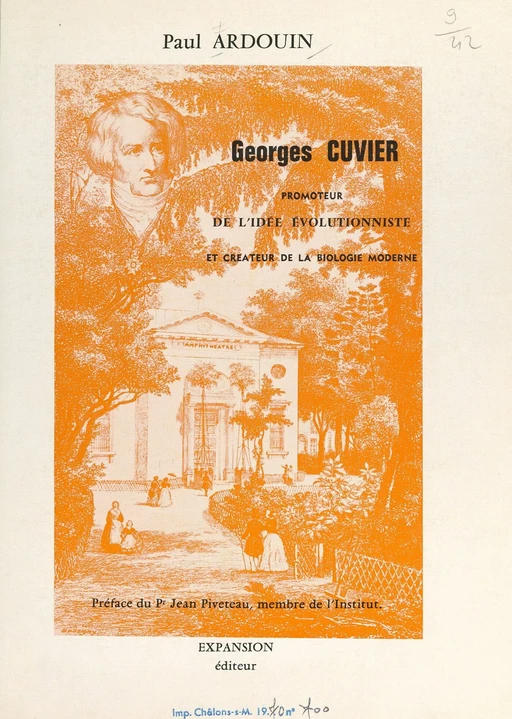 Georges Cuvier - Paul Ardouin - FeniXX réédition numérique