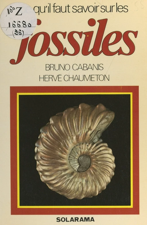 Les fossiles - Bruno Cabanis - FeniXX réédition numérique