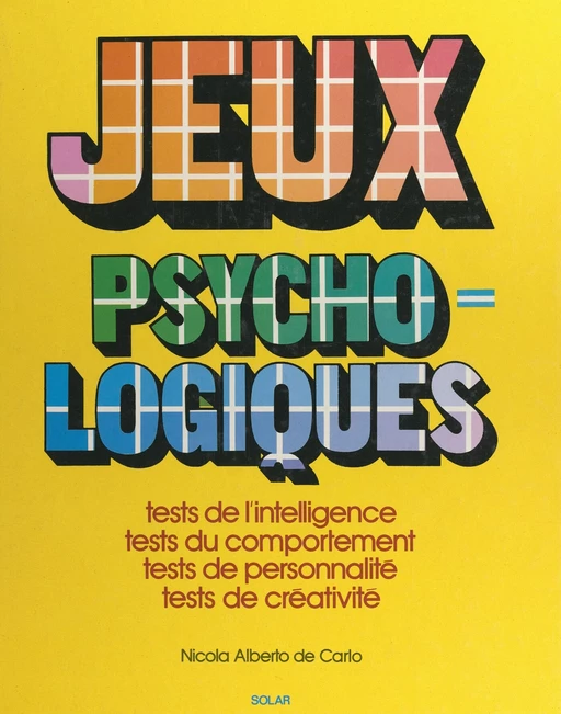 Les jeux psychologiques - Nicola Alberto de Carlo - FeniXX réédition numérique