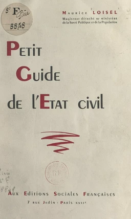 Petit guide de l'état civil