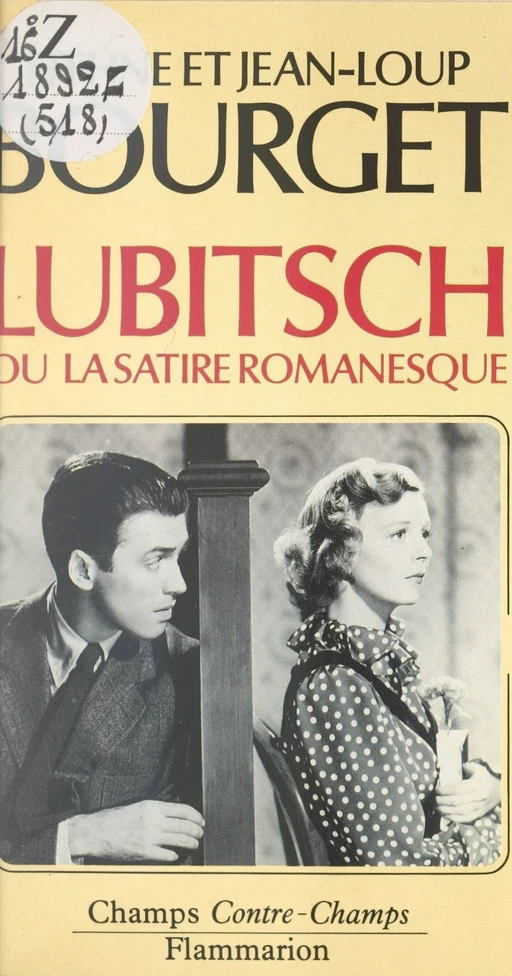 Lubitsch - Eithne Bourget, Jean-Loup Bourget - Flammarion (réédition numérique FeniXX)