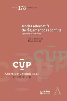 Modes alternatifs de règlement des conflits