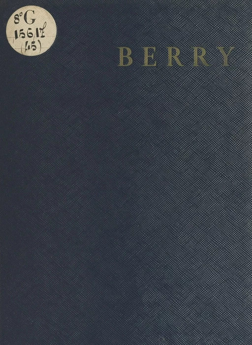 Berry - Jean Favière - (Hachette) réédition numérique FeniXX