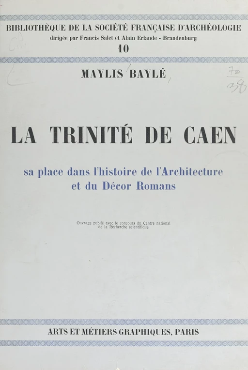 La Trinité de Caen - Maylis Baylé - (Flammarion) réédition numérique FeniXX