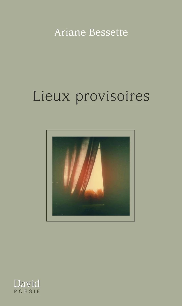 Lieux provisoires - Ariane Bessette - Éditions David