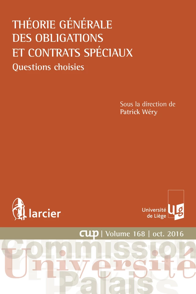 Théorie générale des obligations et contrats spéciaux -  - Éditions Larcier