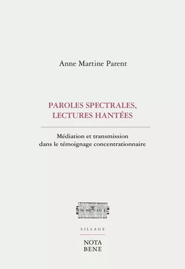 Paroles spectrales, lectures hantées