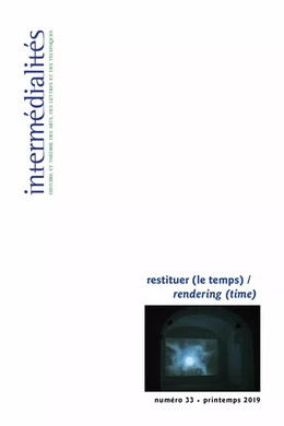 Intermédialités, Numéro 33, printemps 2019