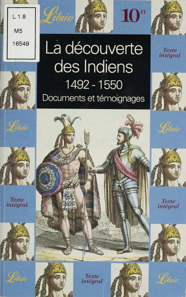 La Découverte des Indiens (1492-1550) - Luis Mizón - Librio (réédition numérique FeniXX)