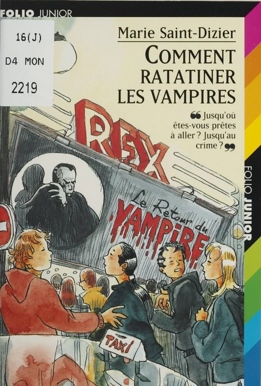 Comment ratatiner les vampires ? - Marie Saint-Dizier - Gallimard Jeunesse (réédition numérique FeniXX)