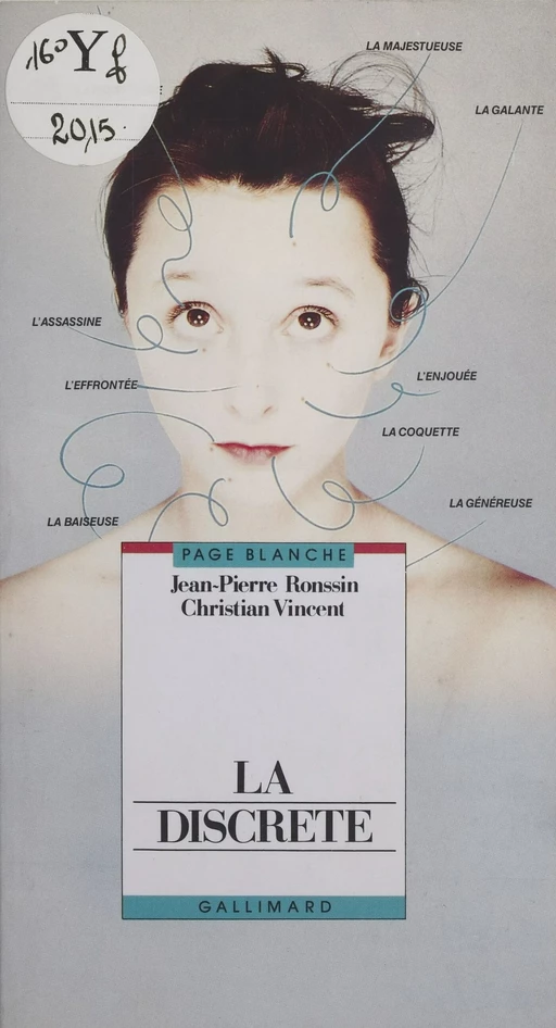 La Discrète - Jean-Pierre Ronssin, Christian Vincent - Gallimard Jeunesse (réédition numérique FeniXX)