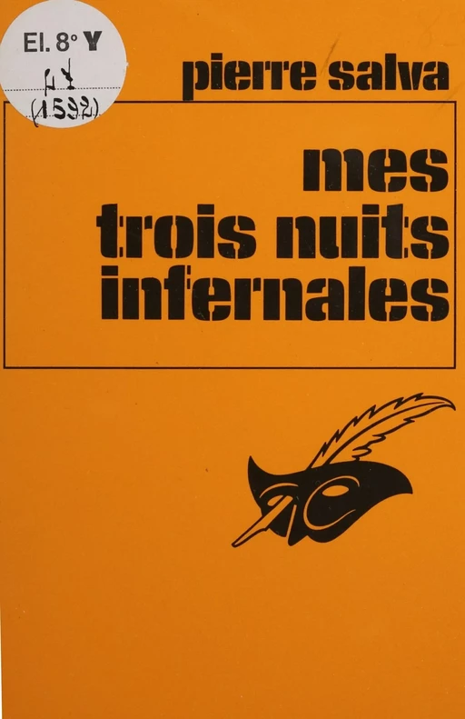 Mes trois nuits infernales - Pierre Salva - Éditions Du Masque (réédition numérique FeniXX)