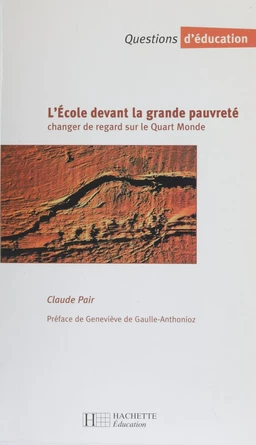 L'École devant la grande pauvreté