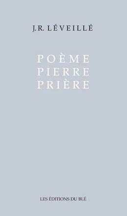 Poème Pierre Prière