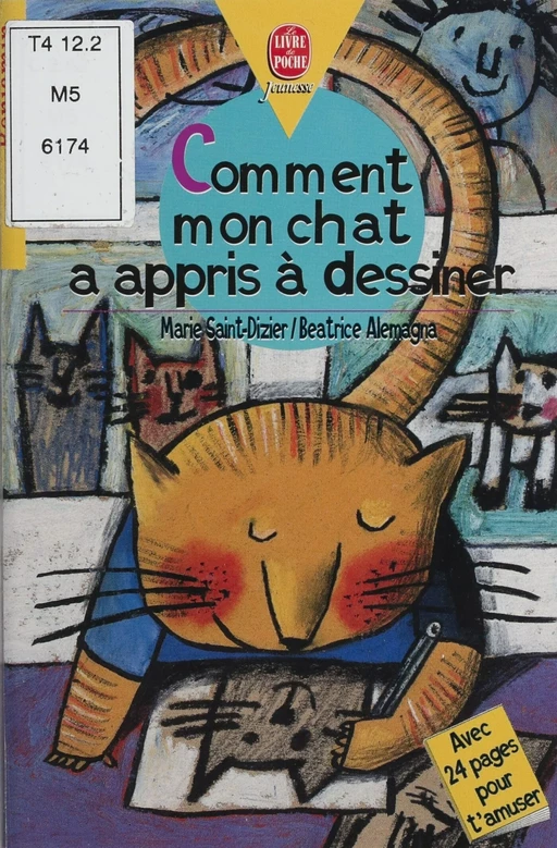 Comment mon chat a appris à dessiner - Beatrice Alemagna, Marie Saint-Dizier - Hachette Jeunesse (réédition numérique FeniXX)