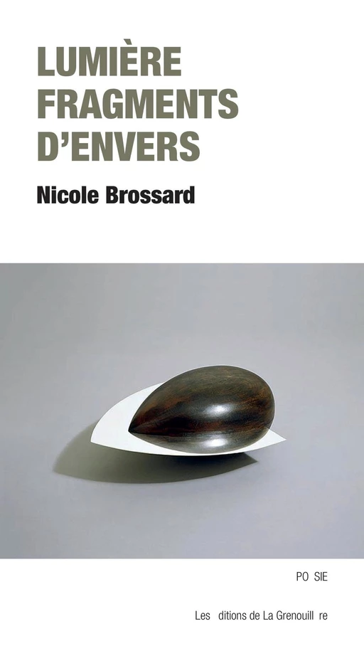 Lumière fragments d’envers - Nicole Brossard - Éditions De La Grenouillère Inc.