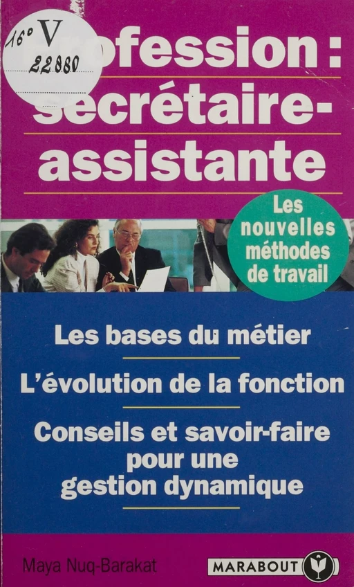 Profession secrétaire-assistante - Maya Nuq-Barakat - Marabout (réédition numérique FeniXX)