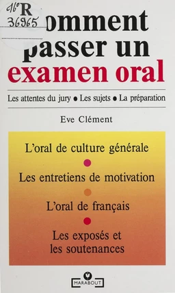 Comment passer un examen oral