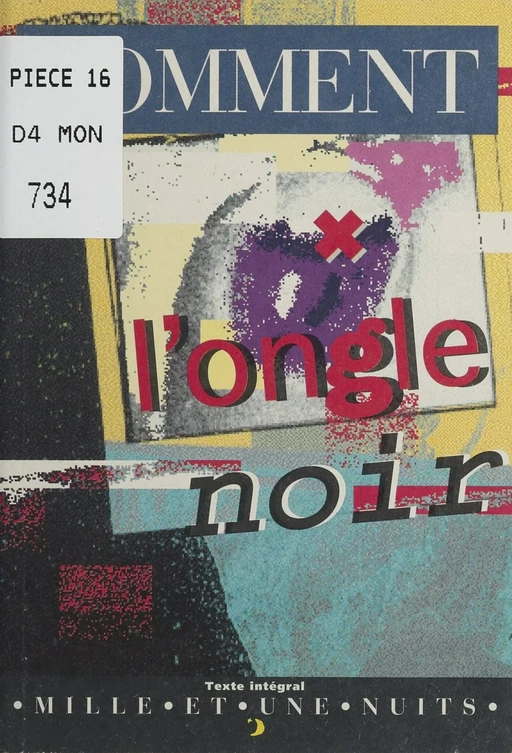 L'Ongle noir - Bernard Comment - Mille et une nuits (réédition numérique FeniXX)