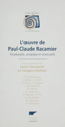 L'Œuvre de Paul-Claude Racamier