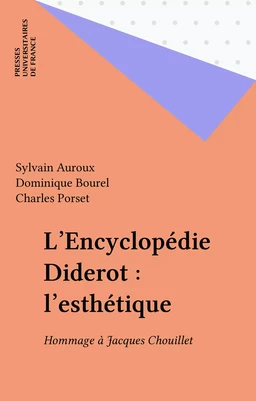 L'Encyclopédie Diderot : l'esthétique