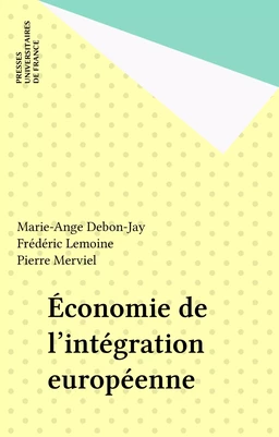 Économie de l'intégration européenne