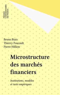 Microstructure des marchés financiers