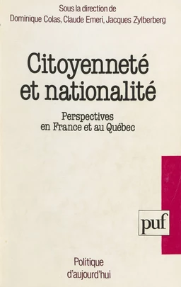 Citoyenneté et Nationalité