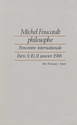 Michel Foucault philosophe