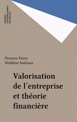 Valorisation de l'entreprise et théorie financière